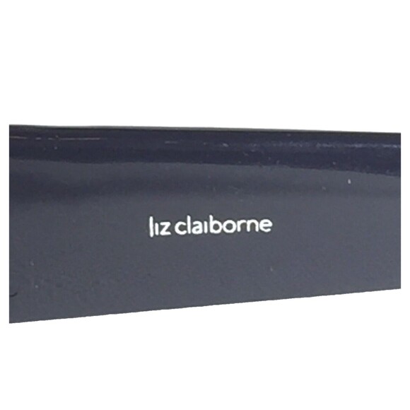 Liz Claiborne Vintage Sunglasses Frames Wrap Oversize Unisex Black Purple Y2K main image 4